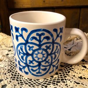 Vintage Big Mug ~ Room Creative Indigo Tiled Signature Housewares by Nordstrom
